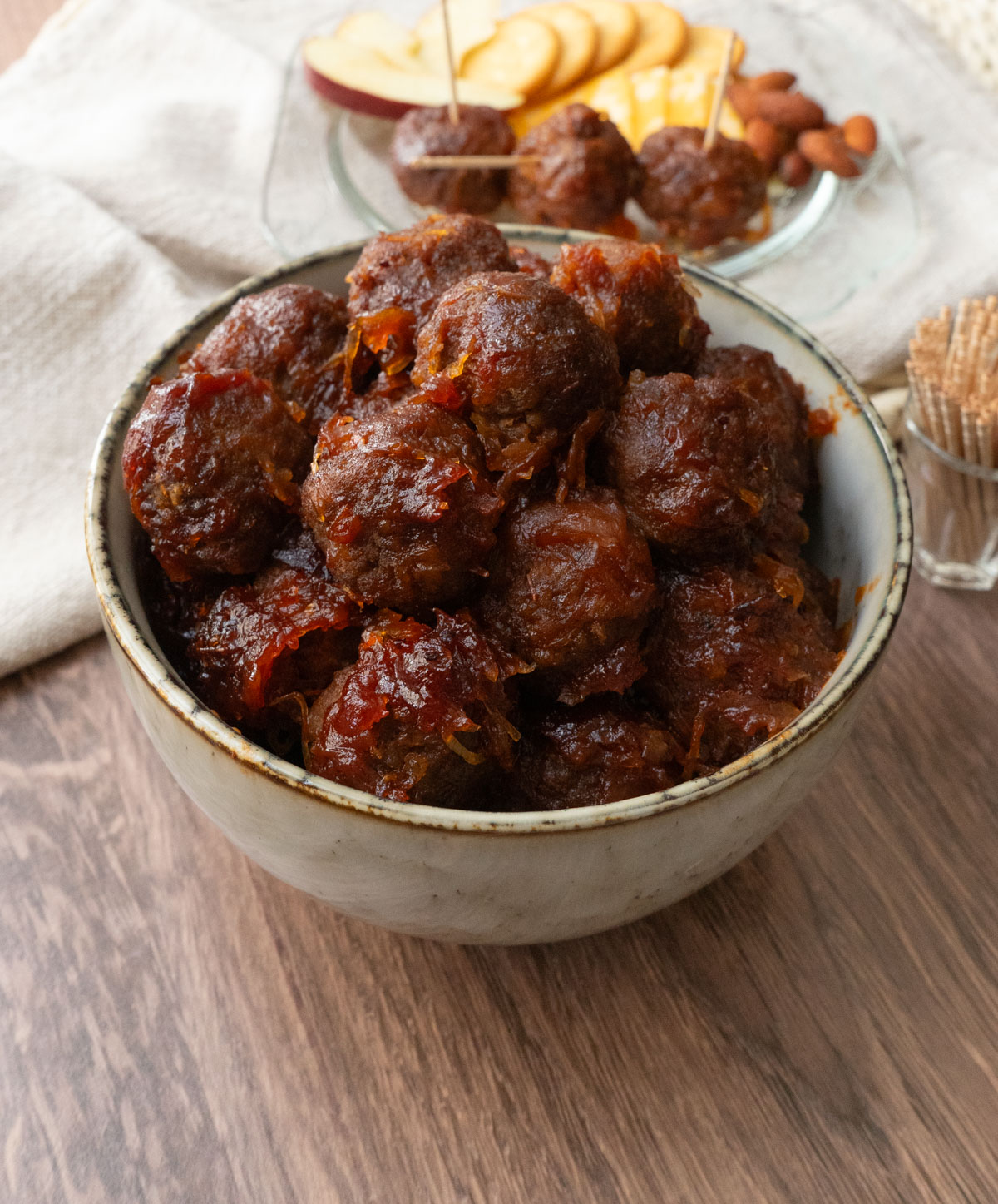 Appetizer Meatballs ~ easy cranberry sweet & sour recipe