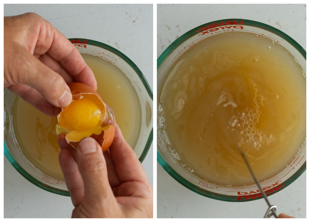 adding egg to chicken broth for crockpot stuffing recipe