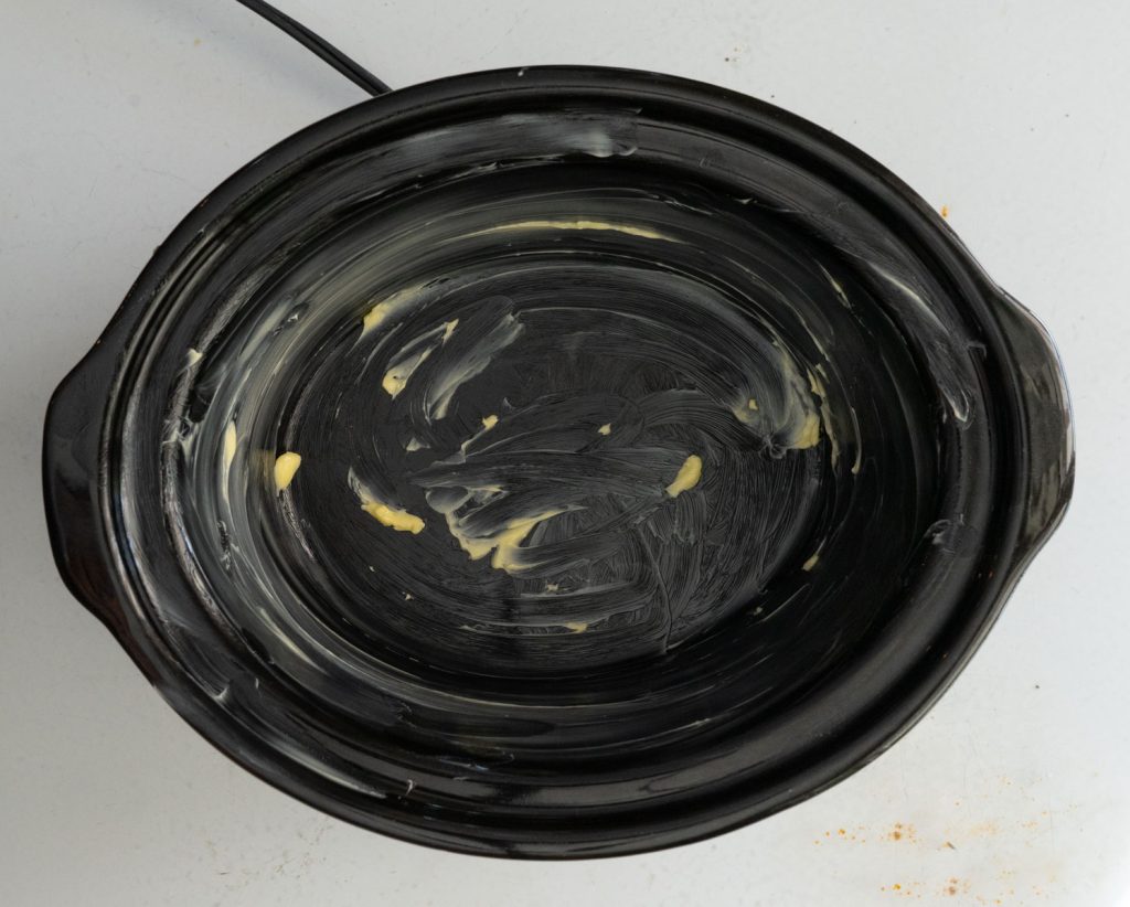 buttered crockpot dish 