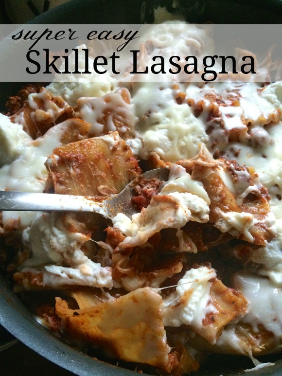 Skillet Lasagna - Eat 2 Gather